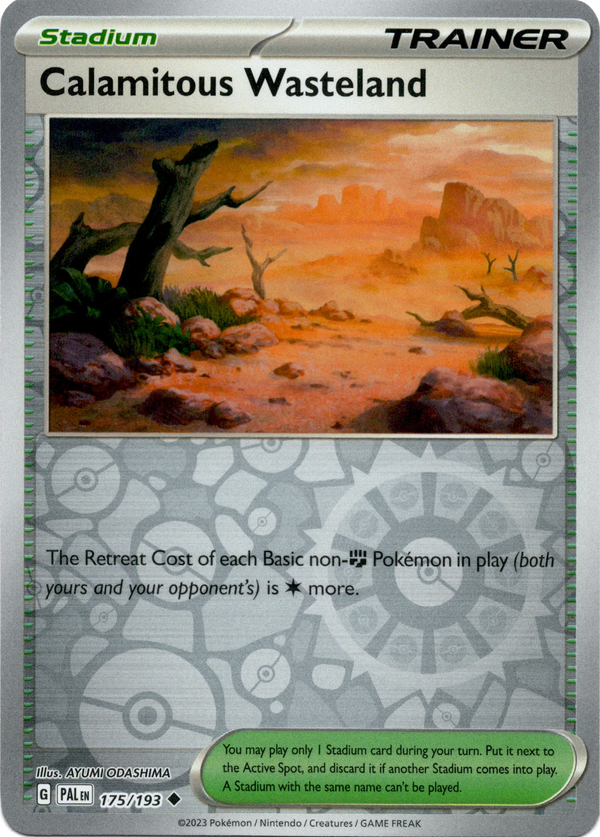 Calamitous Wasteland - 175/193 - Paldea Evolved - Reverse Holo - Card Cavern