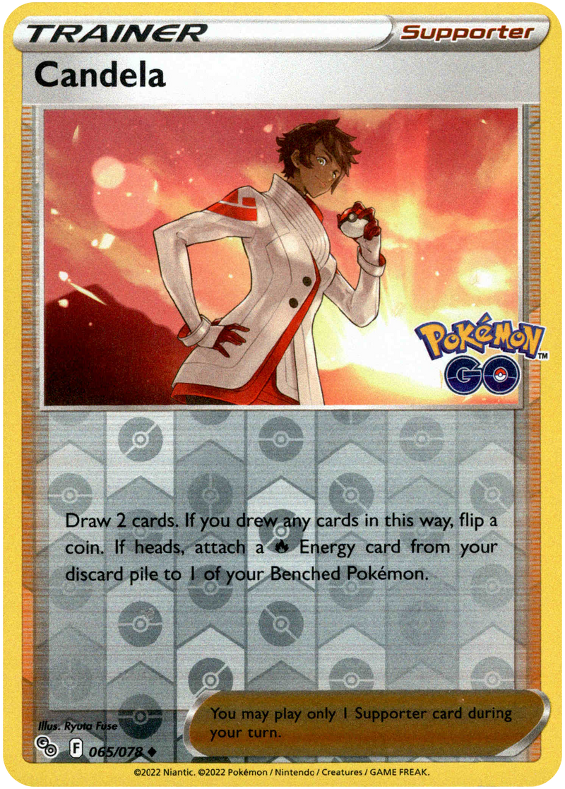 Candela - 065/078 - Pokemon Go - Reverse Holo - Card Cavern