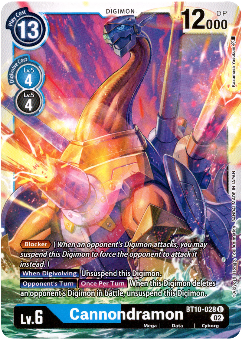 Cannondramon - BT10-028 U - Xros Encounter - Card Cavern