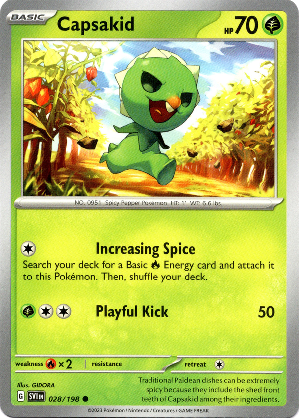 Capsakid - 028/198 - Scarlet & Violet - Card Cavern