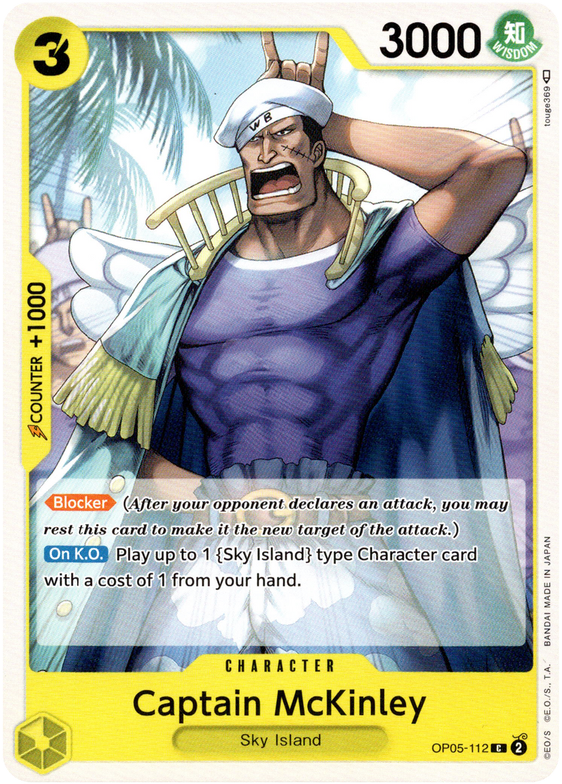 Captain McKinley - OP05-112 - Awakening of the New Era - Card Cavern