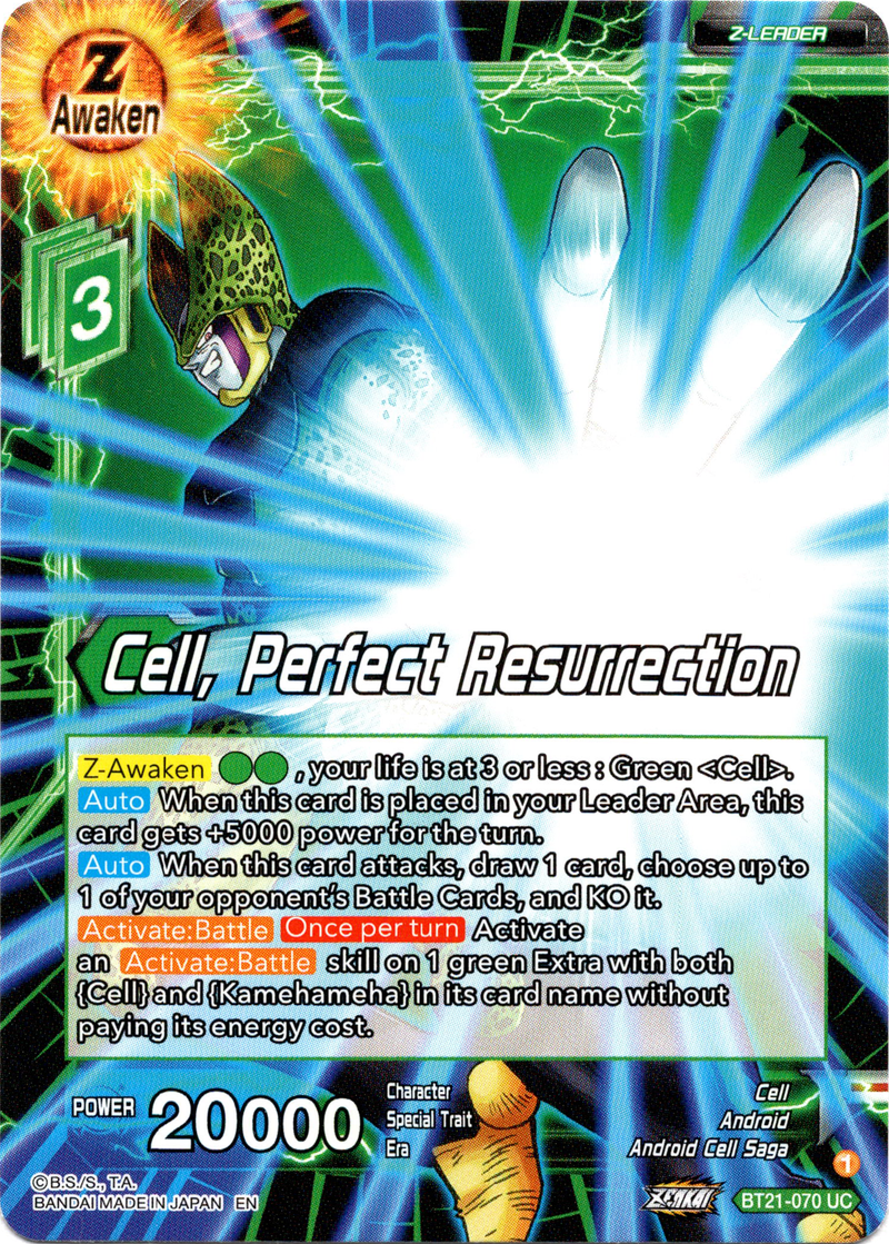 Cell, Perfect Resurrection - BT21-070 - Wild Resurgence - Card Cavern