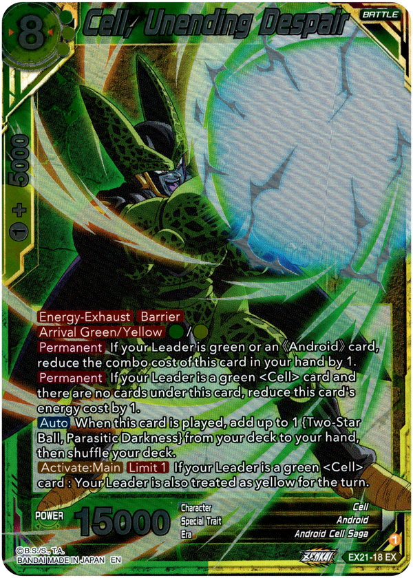 Cell, Unending Despair - EX21-18 - 5th Anniversary Set - Foil - Card Cavern