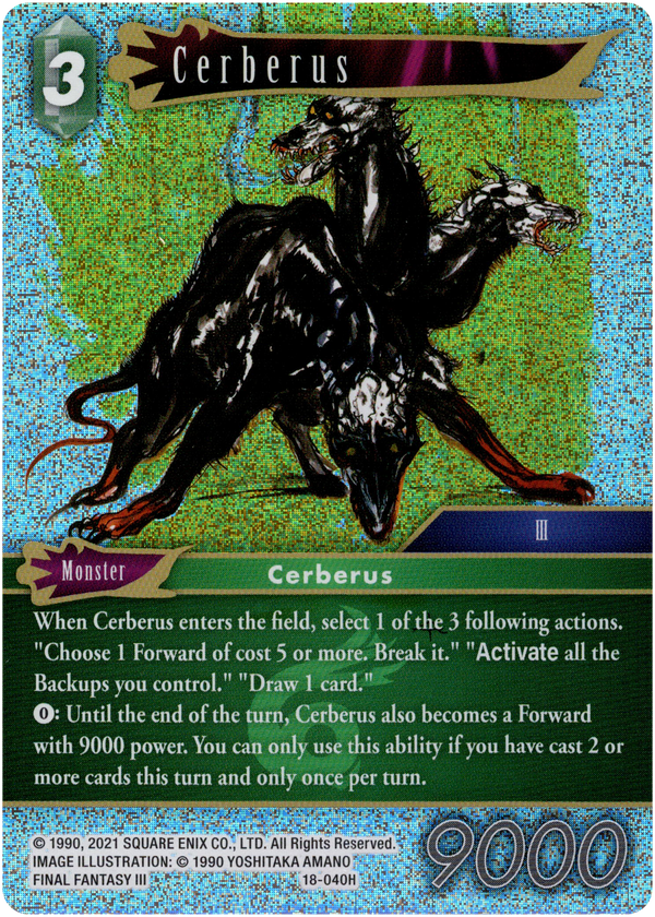 Cerberus - 18-040H - Resurgence of Power - Foil - Card Cavern