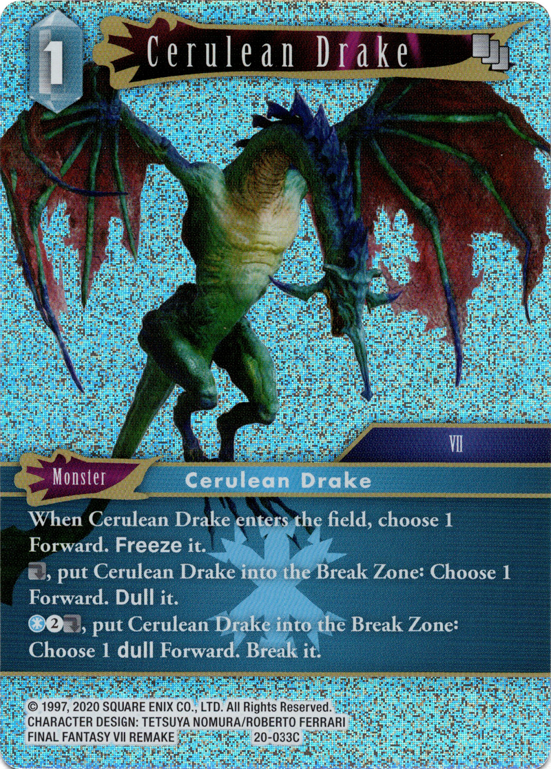 Cerulean Drake - 20-033C - Dawn of Heroes - Foil - Card Cavern