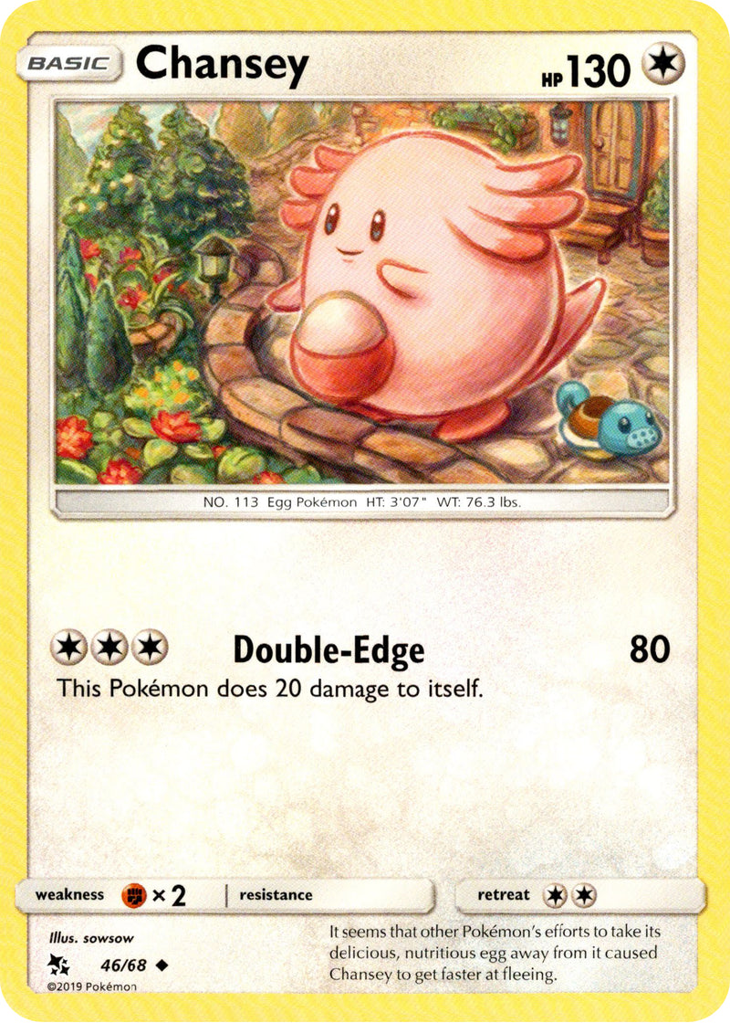 Chansey - 46/68 - Hidden Fates - Card Cavern