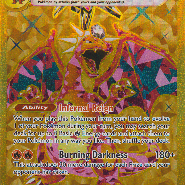 Charizard EX 228/197 - Obsidian Flame newest - FACTORY ERROR