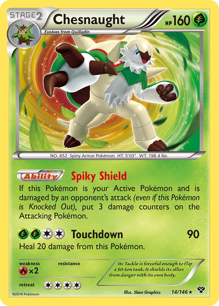 Chesnaught - 14/146 - XY Base - Holo - Card Cavern