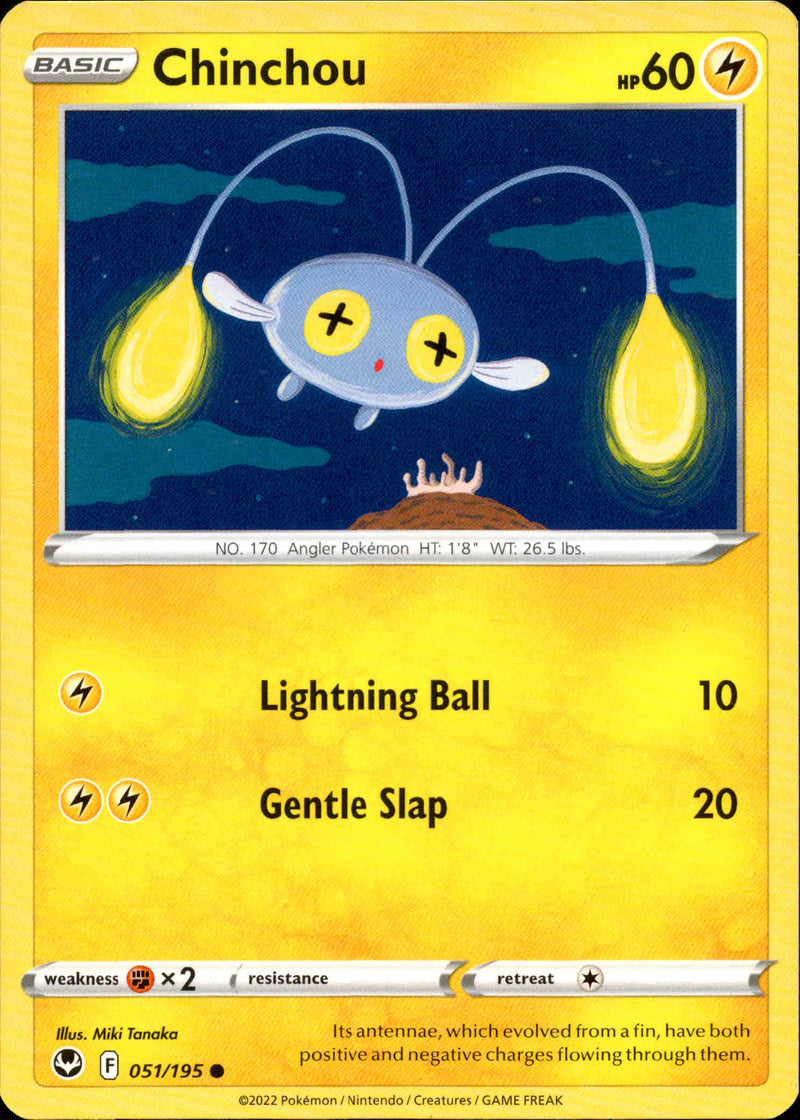 Chinchou - 051/195 - Silver Tempest - Card Cavern