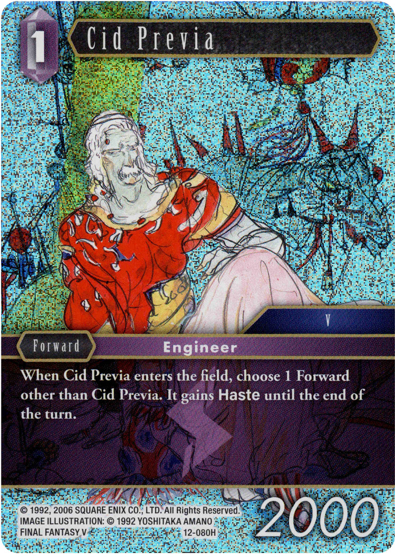 Cid Previa - 12-080H - Opus XII - Foil - Card Cavern