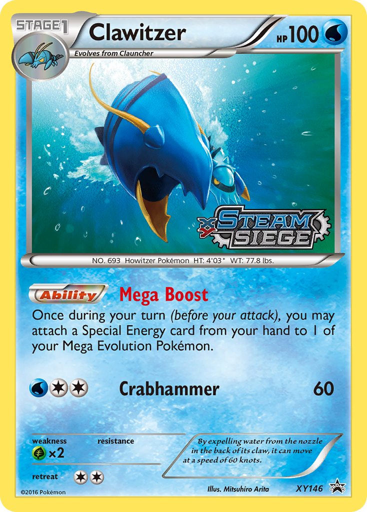 Clawitzer Prerelease - XY146 - XY Promo - Card Cavern