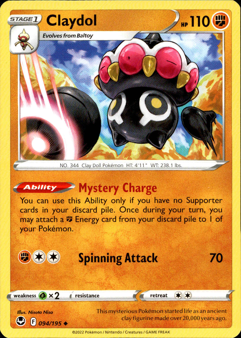 Claydol - 094/195 - Silver Tempest - Card Cavern