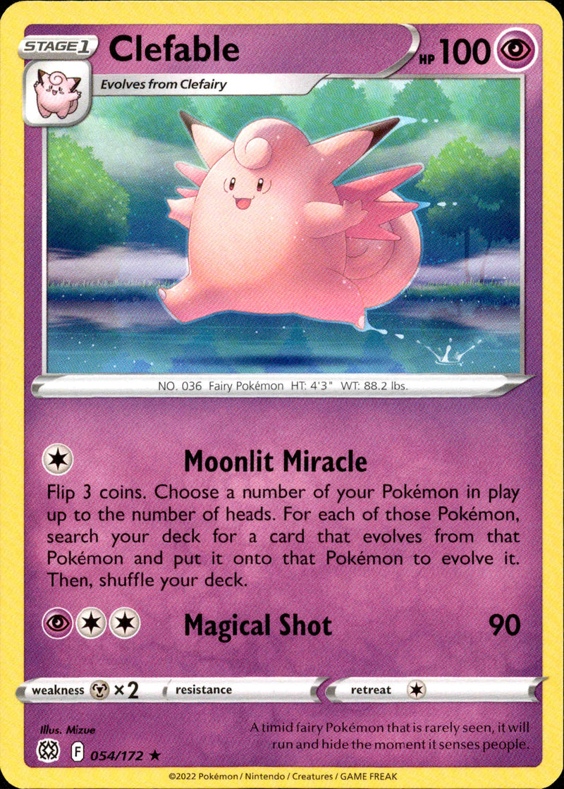 Clefable - 054/172 - Brilliant Stars - Card Cavern