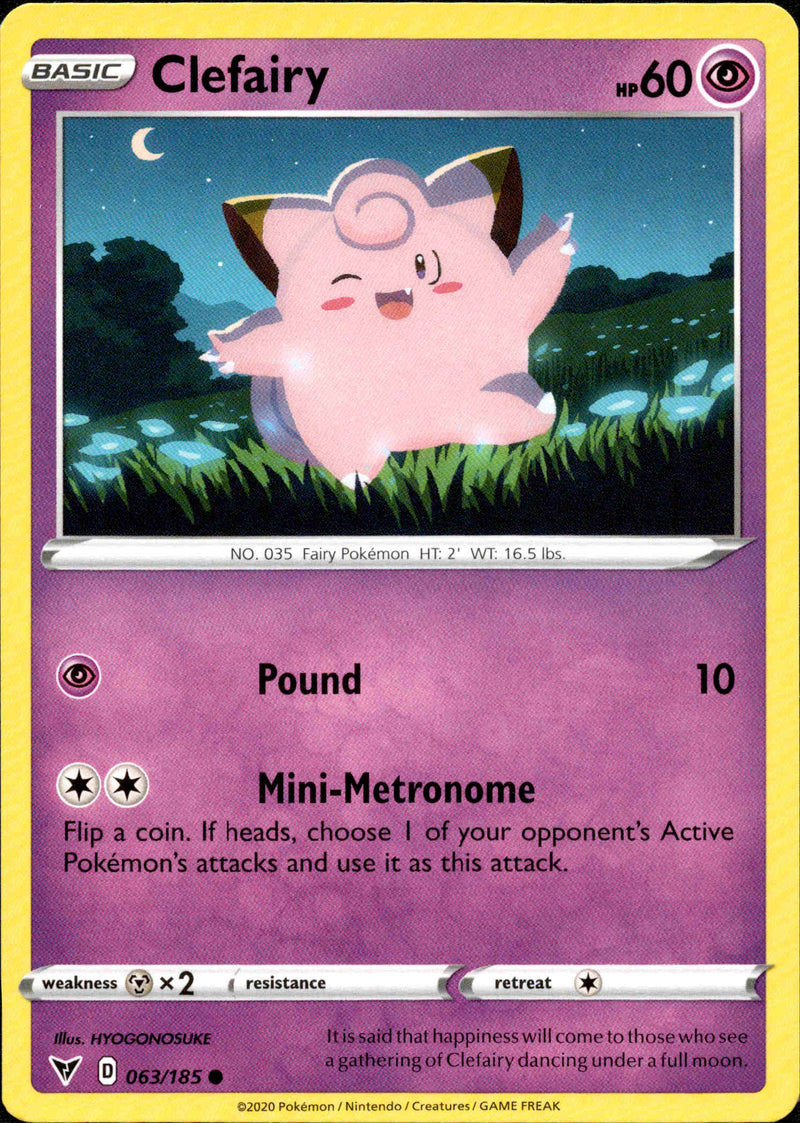 Clefairy - 063/185 - Vivid Voltage - Card Cavern