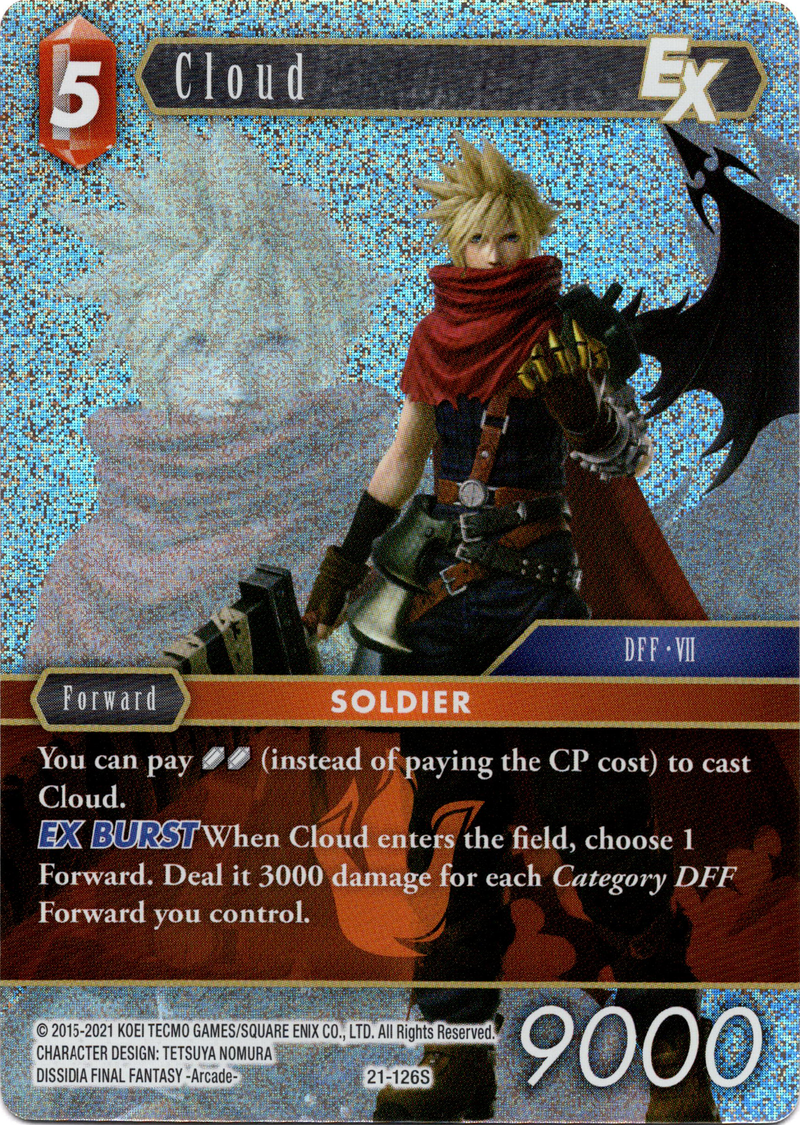 Cloud EX - 21-126S - Beyond Destiny - Foil - Card Cavern