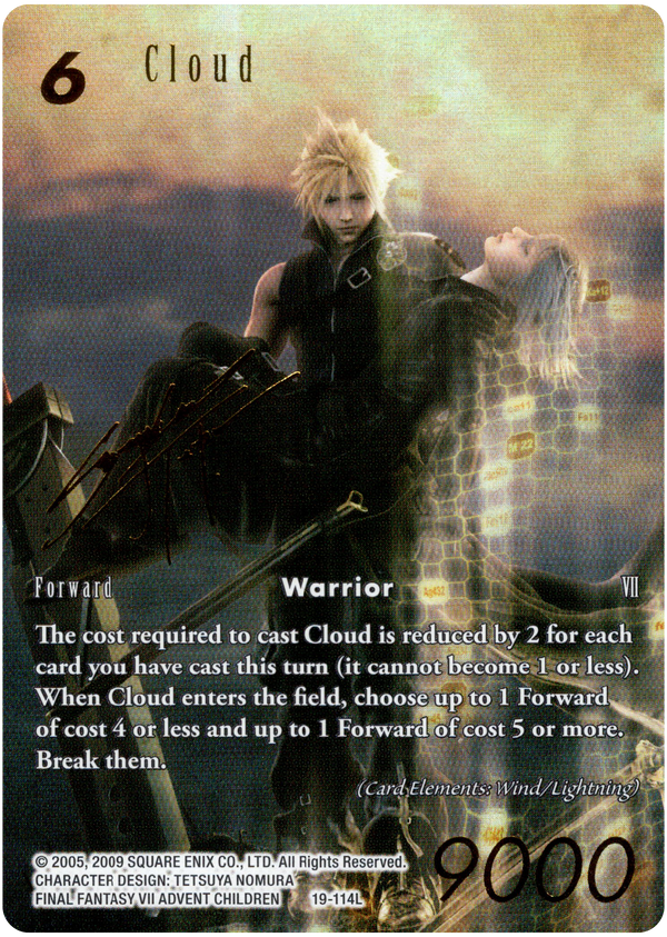 Cloud Full Art - 19-114L - From Nightmares - Foil - Card Cavern