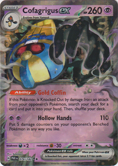 Cofagrigus ex - 076/182 - Paradox Rift - Holo - Card Cavern