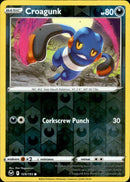 Croagunk - 109/195 - Silver Tempest - Reverse Holo - Card Cavern