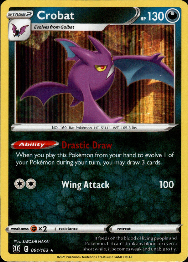 Crobat - 091/163 - Battle Styles - Holo - Card Cavern