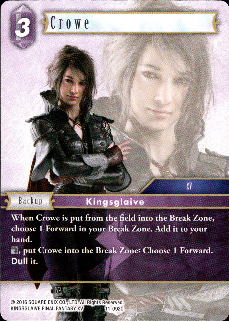 Crowe - 11-092C - Opus XI - Card Cavern