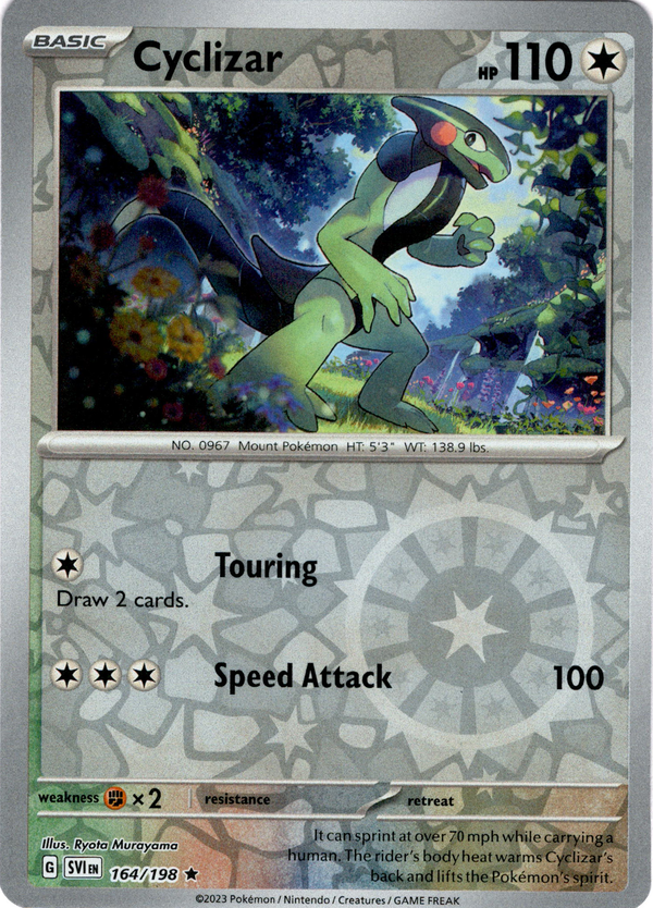 Cyclizar - 164/198 - Scarlet & Violet - Reverse Holo - Card Cavern