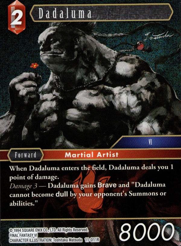 Dadaluma - 11-011R - Opus XI - Foil - Card Cavern