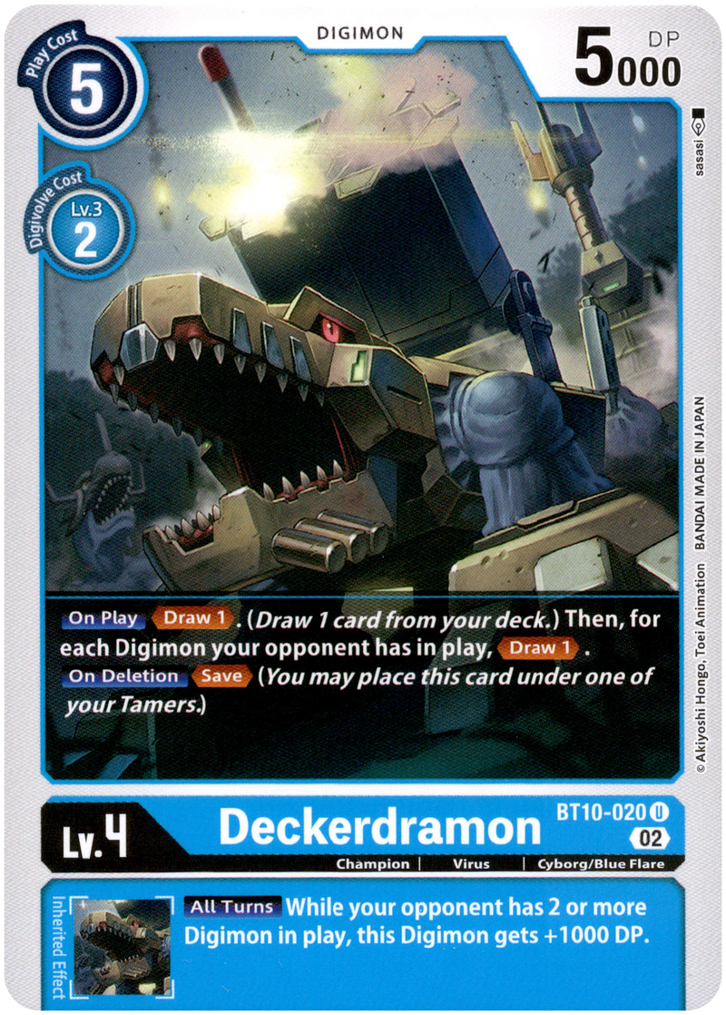 Deckerdramon - BT10-020 U - Xros Encounter - Card Cavern