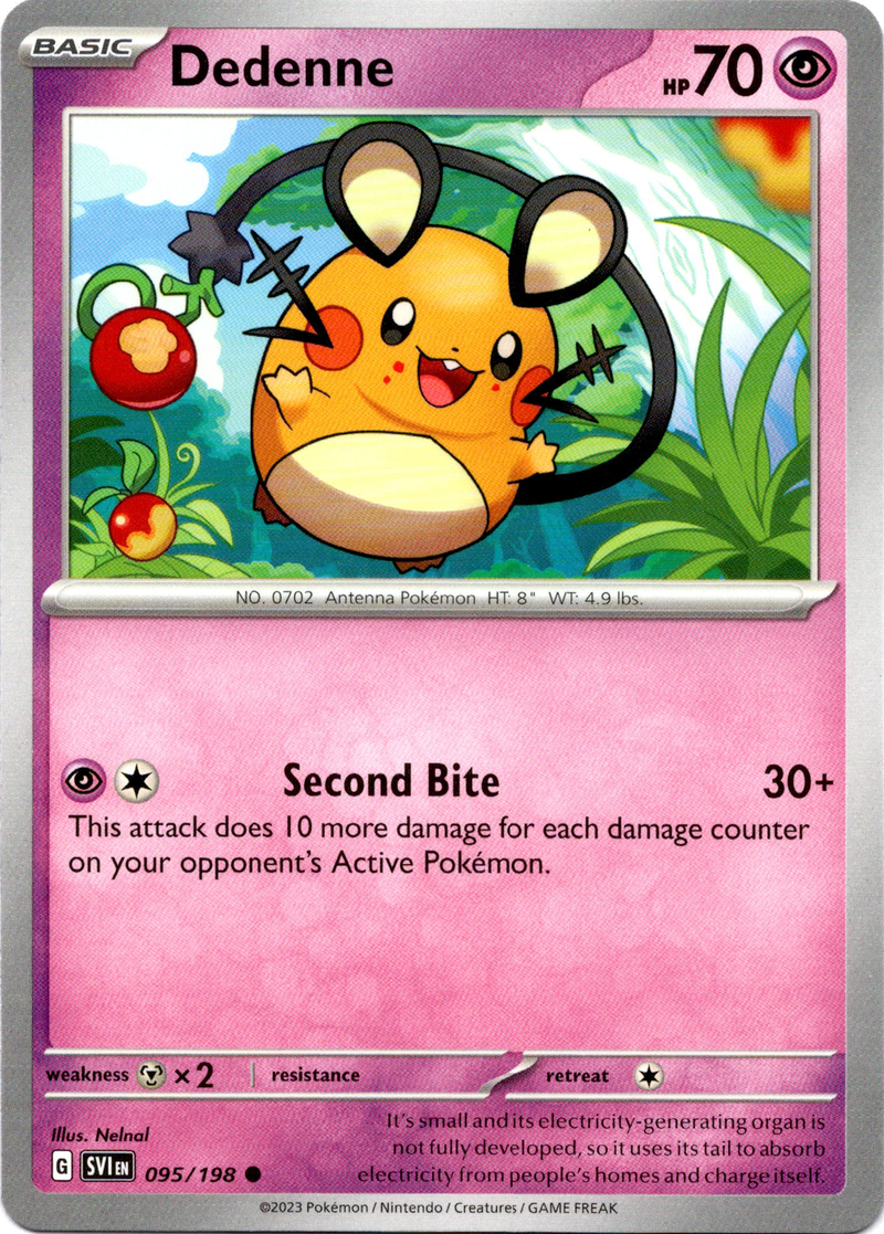 Dedenne - 095/198 - Scarlet & Violet - Card Cavern