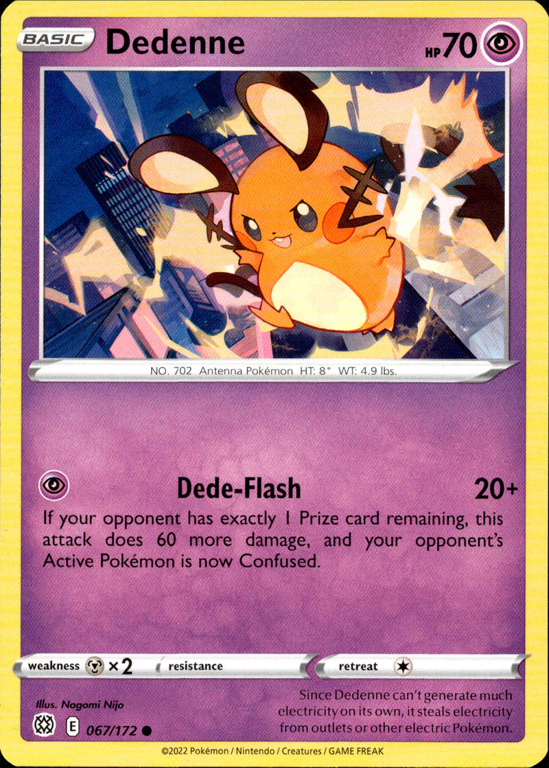 Dedenne - 067/172 - Brilliant Stars - Card Cavern