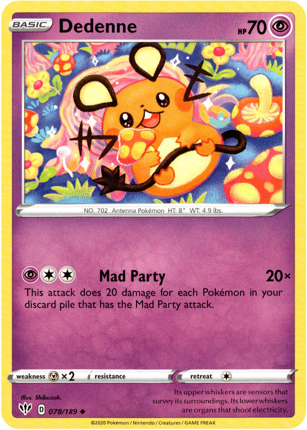 Dedenne - 78/189 - Darkness Ablaze - Card Cavern