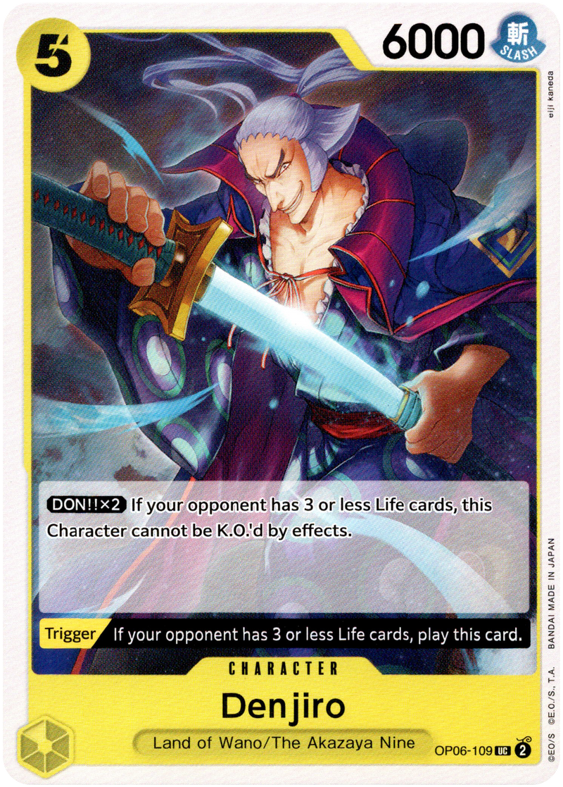 Denjiro - OP06-109UC - Wings of the Captain - Card Cavern