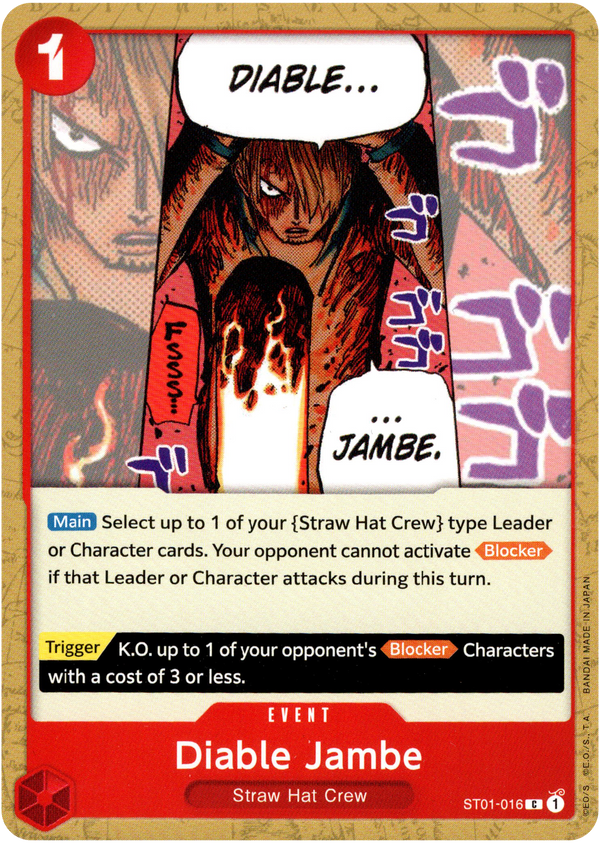 Diable Jambe - ST01-016 C - Starter Deck - Card Cavern