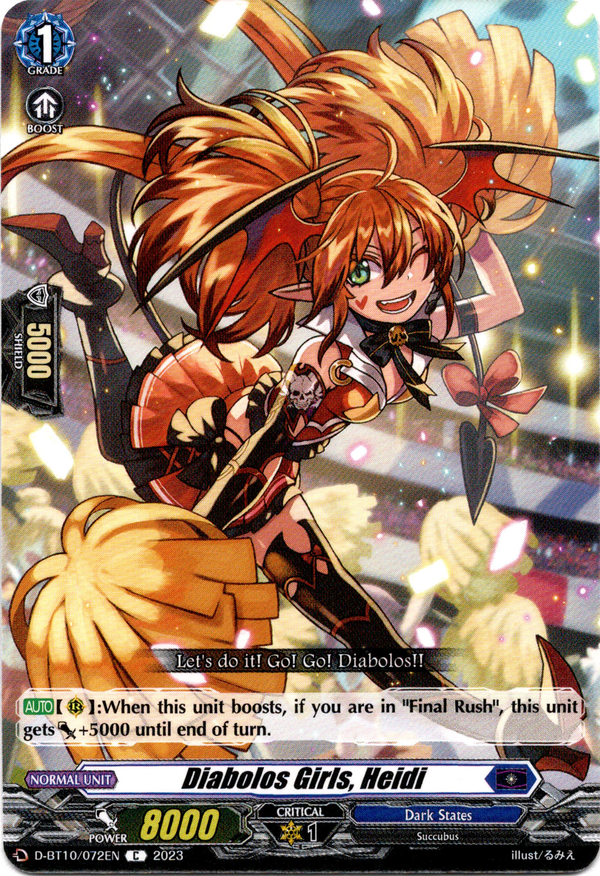 Diabolos Girls, Heidi - D-BT10/072EN - Dragon Masquerade - Card Cavern