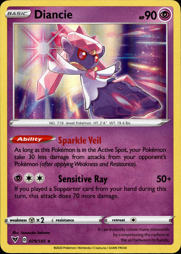 Diancie - 079/185 - Vivid Voltage - Holo - Card Cavern