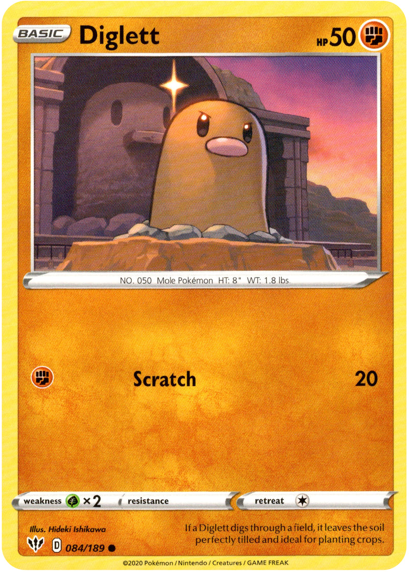 Diglett - 84/189 - Darkness Ablaze - Card Cavern