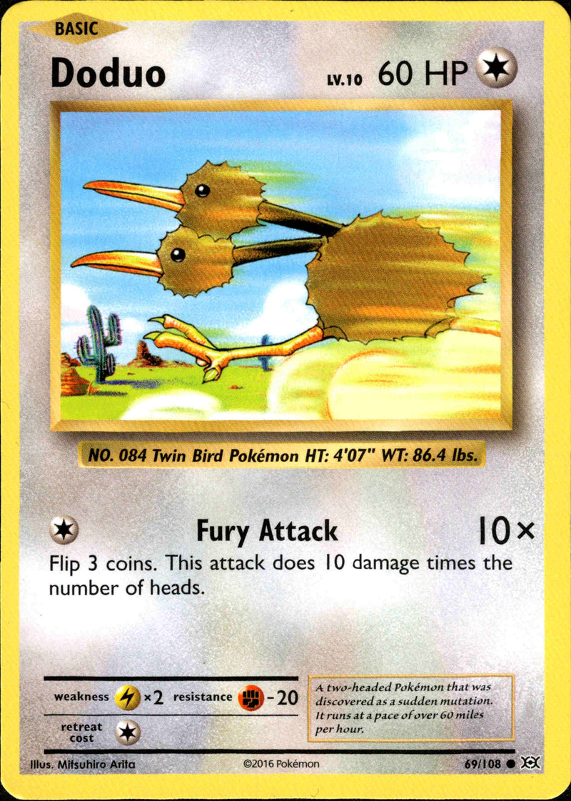 Doduo - 69/108 - Evolutions - Card Cavern