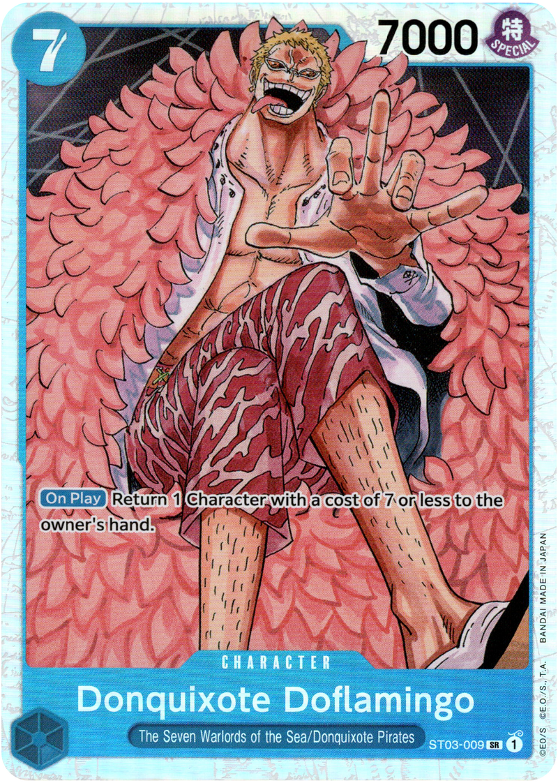 Donquixote Doflamingo - ST03-009 SR - Starter Deck - Foil - Card Cavern