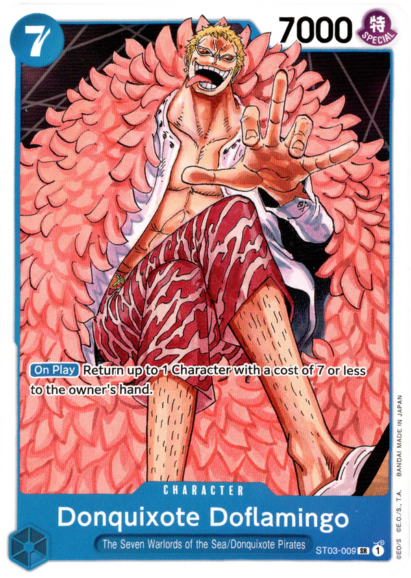 Donquixote Doflamingo - ST03-009 SR - Starter Deck - Card Cavern