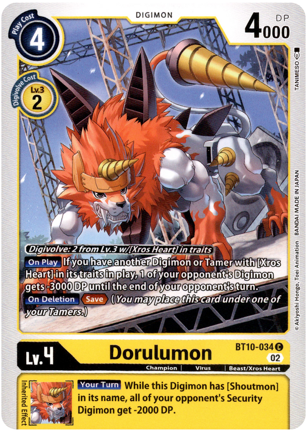 Dorulumon - BT10-034 C - Xros Encounter - Card Cavern