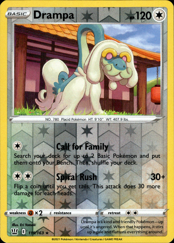 Drampa - 119/163 - Battle Styles - Reverse Holo - Card Cavern