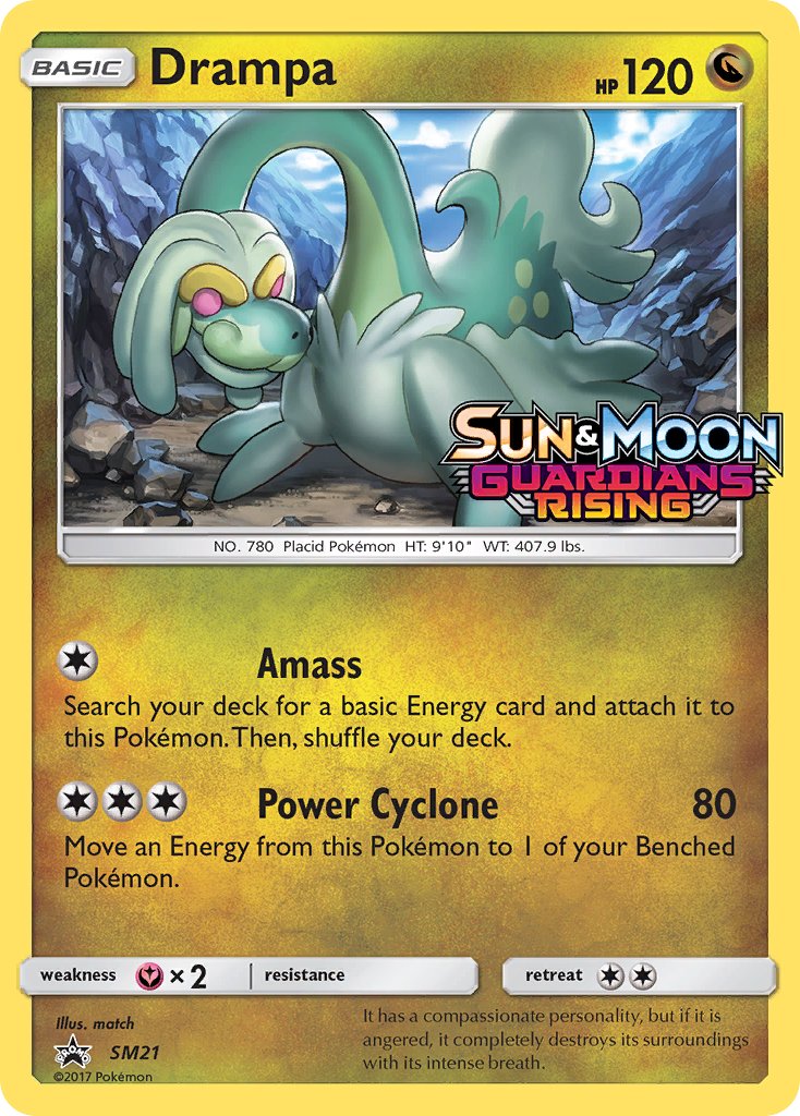 Drampa Prerelease - SM21 - Sun & Moon Promo - Card Cavern