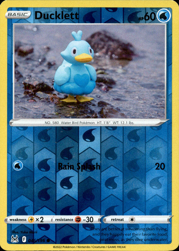 Ducklett - 046/196 - Lost Origin - Reverse Holo - Card Cavern