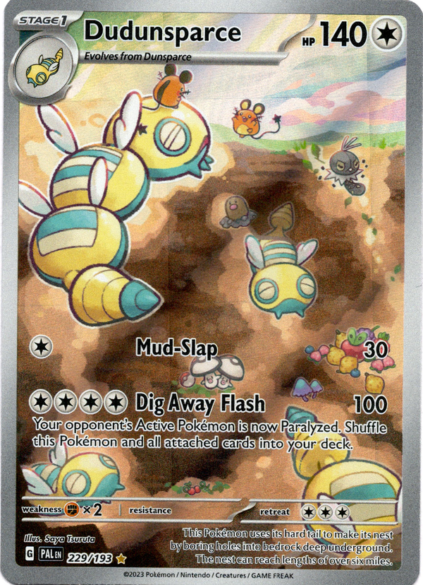 Dudunsparce - 229/193 - Paldea Evolved - Holo - Card Cavern