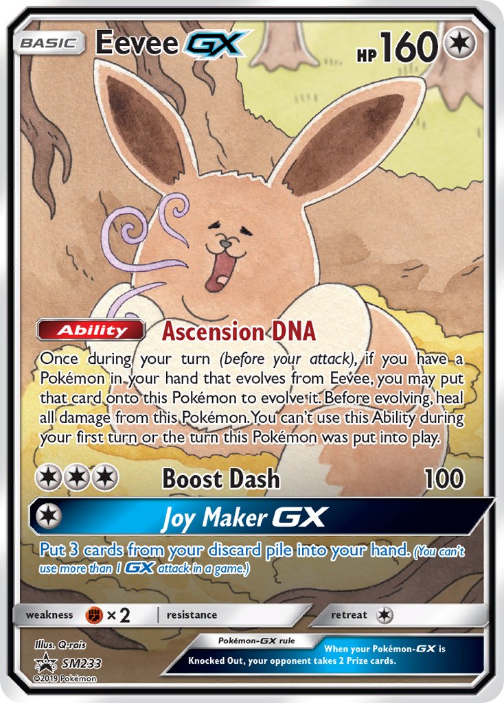 Eevee GX - SM233 - Sun & Moon Promo - Card Cavern