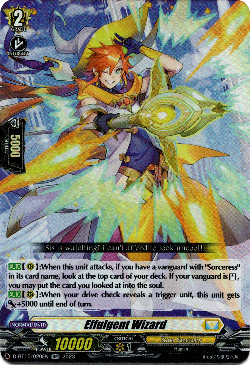 Effulgent Wizard - D-BT10/029EN - Dragon Masquerade - Card Cavern