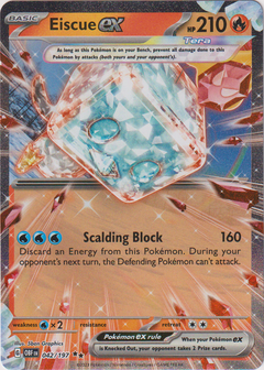 Eiscue ex - 042/197 - Obsidian Flames - Holo - Card Cavern