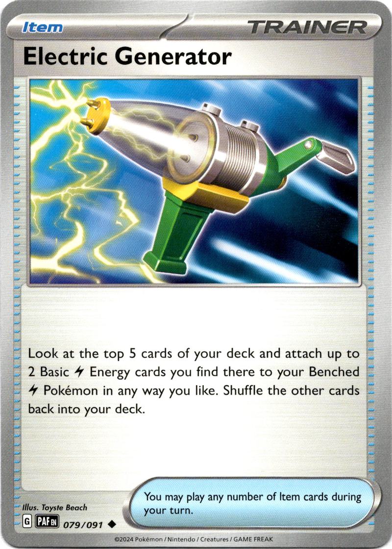 Electric Generator - 079/091 - Paldean Fates - Card Cavern