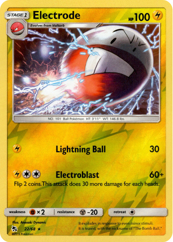 Electrode - 22/68 - Hidden Fates - Reverse Holo - Card Cavern