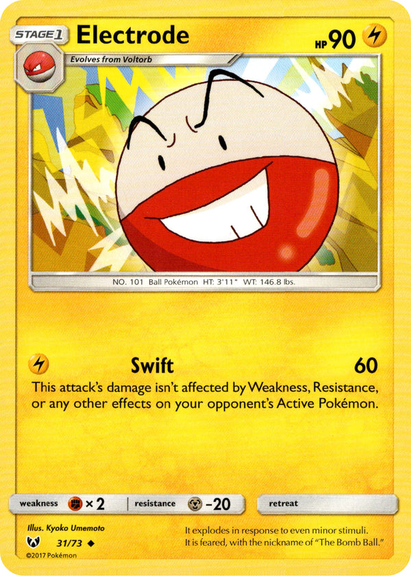 Electrode - 31/73 - Shining Legends - Card Cavern