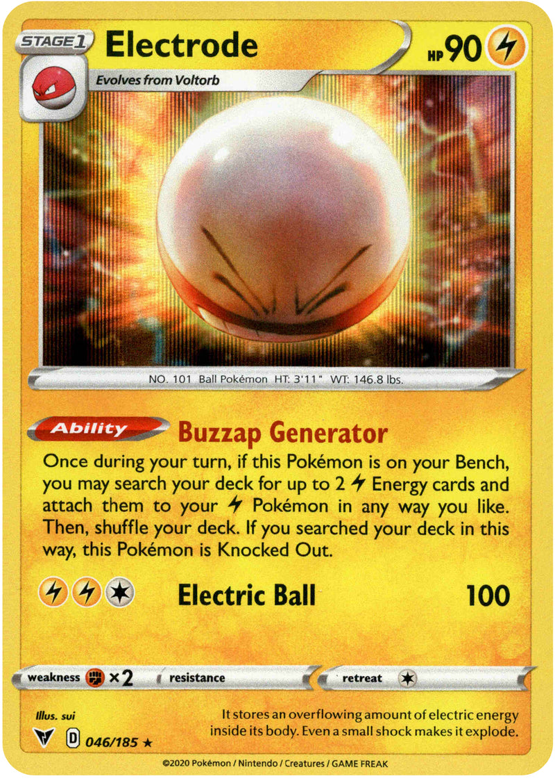 Electrode - 046/185 - Vivid Voltage - Holo - Card Cavern